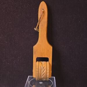 Antique Wooden Butter Roller 9.5 inches tall